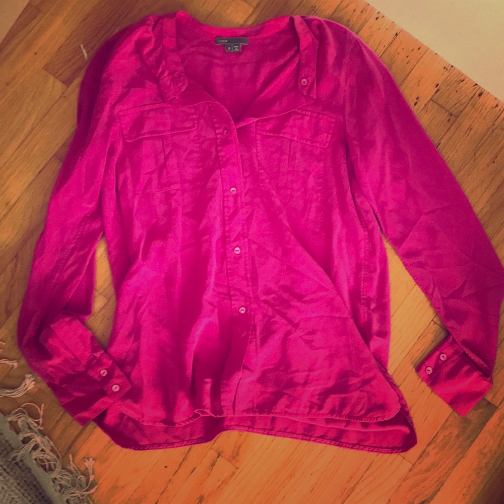 Vince pink blouse
